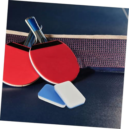 BESPORTBLE 2pcs Table Tennis Racket Cleaner Paddle Cleaning Brush Dusting Sponge Scrubbing Pad for Racket Maintenance