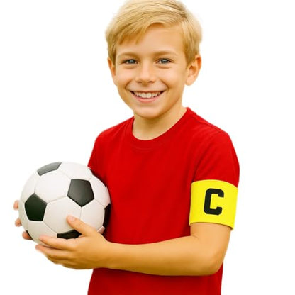Football Soccer Captain's Armbands Captain Armband Special Custom Size for Kids and Youth - color: Blue