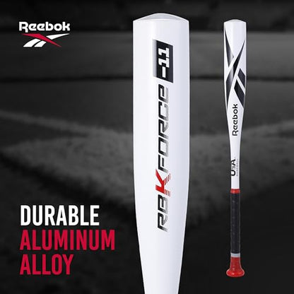 Reebok - T Ball Bat, 26-Inch Aluminum Bat for Kids & Youth, Baseball Bat for Practice, Training, and Beginners (White) - color: White