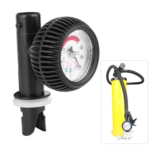 Ball Pressure Gauge, Inflatable Boat Air Gauge Inflatable Boat Barometer Pump Pressure Tester Barometer for Kayak Surfboard Raft Measuring Tool