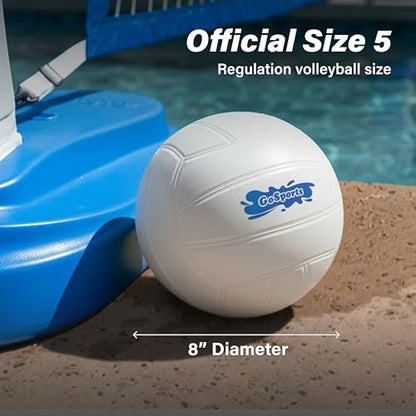 GoSports Water Volleyball 3 Pack Great for Swimming Pools or Lawn Volleyball Games - style: White Volleyballs - 3 Pack