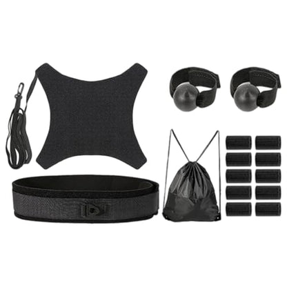 Volleyball Training Equipment - Solo Trainer, Practice Aid | Adjustable Ball Strap for Serving Passing Drills, Athletic Training Gear for Adults Beginners High School College Team Workouts Game Use