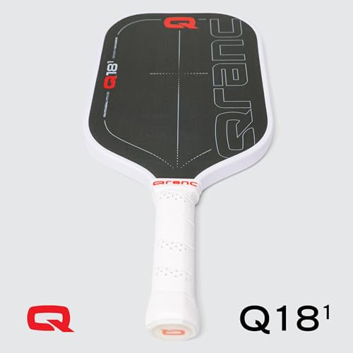 Qranc T700 Pickleball Paddle, Carbon Fiber and Glass Fiber, with PP Honeycomb Core, USA Pickleball (USAPA) Approved - style: Control / 18mm
