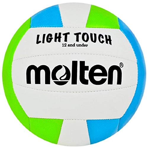 Molten Molten Light Touch Volleyball - color: Green/Blue