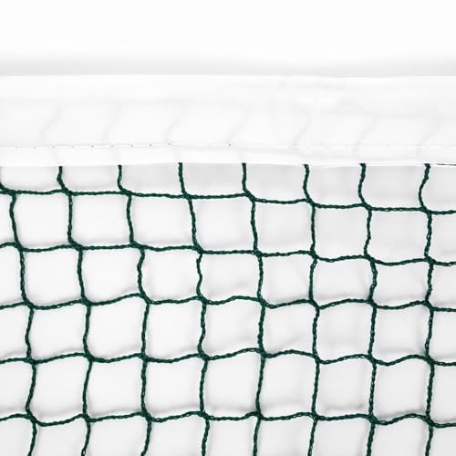 Aoneky 20ft Portable Volleyball Net for Pool and Backyard, 6.1m Nylon Rope Replacement Net with Top String, Lightweight Recreational Sports Net for Adults, Green