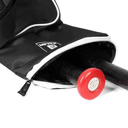 EALER Baseball Bat Tote Bag & T-ball, Softball Equipment Bag - Gear for Kids, Youth, and Adults Holds Bat, Helmet, Glove, Cleats, Shoes and More - color: Black