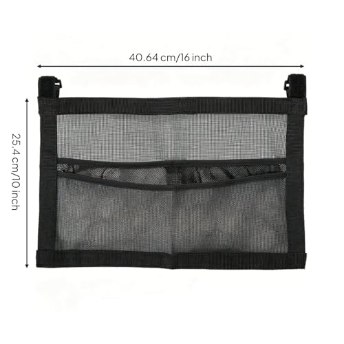 Table Tennis Paddle Holder Ventilated Hanging Mesh Storage Bag Tear-Resistant Racket Organizer for Game Room