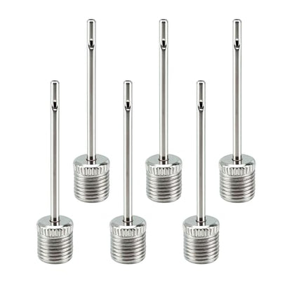 BlingKingdom 6 PCS Ball Pump Needles, Sturdy Air Pumping Pins Football Pump Valves Inflation Needle for Inflating Sports Ball, Basketball, Soccer, Rugby, Volleyball