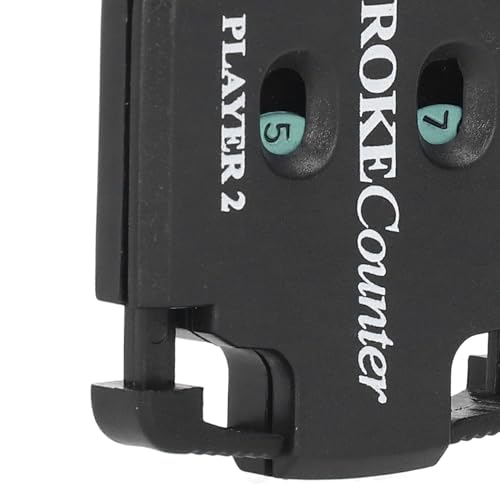 Golf Tracker, 2pcs Portable Golf Score Counter, Mini Stroke Shot Score Counter with Key Chain