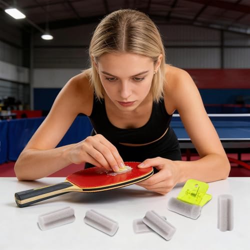 Table Tennis Adhesive Brush Kit Sponge Clamp Absorbent Cleaning Tool Applicator Paddle Care Precision Durable Grip Control Training Beginners Amateurs Adults Enthusiasts