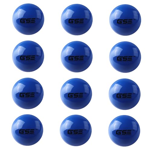 GSE Games & Sports Expert 3" Weighted Baseballs, Training Baseballs for All Skill Levels. Weighted Softballs for Outdoor Pitching, Batting, Throwing, and Catching Practice.(12oz/14oz/16oz/18oz Choice) - color: Blue / 18oz, style: 12-Pack