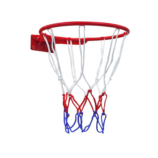Indoor Mini Basketball Hoop - Spring Shock Absorption Plastic Rim, 9.84 Inch (25cm) Diameter, Fits Size 3 Basketball, Shockproof Design - color: Red