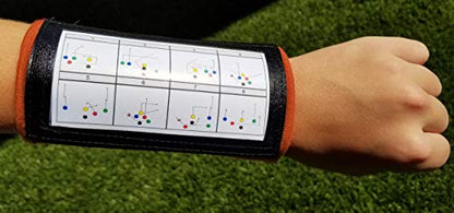 Y23 - Football Wristbands - Wrist Coach - QB Wristband - Football Play Wristbands - Playbook Wristband