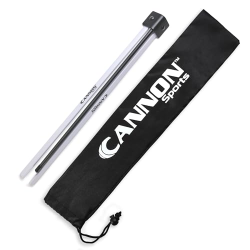 Cannon Sports Football Kicking Tee – Portable Field Goal Kicking Holder - Football Tee Compatible with All Football Sizes – Aluminum Football Kicking Stand with Carrying Bag