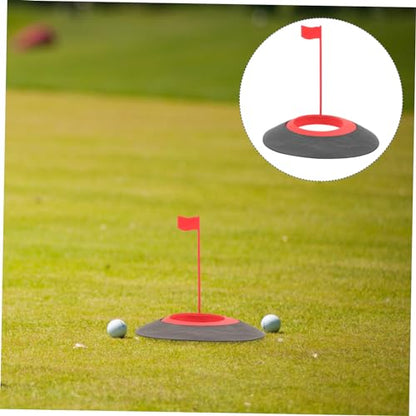 INOOMP Golf Practice Tool TPU Putting Cup Indoor Golfing Aid for Golfer Compact Swing Training Aid for Men's Golfing Cup Hole