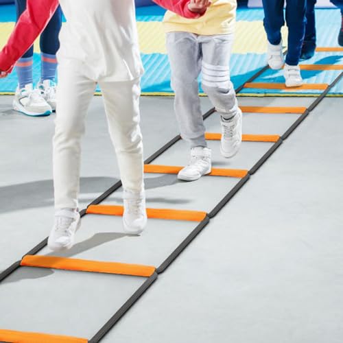 Srliya Agility Ladder, Spring Steel, Exercise Sensitivity, Improve Coordination, Speed Training, Exercise Ladders for Kids