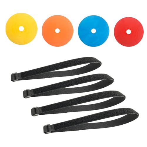 Soccer Targets for Goal, Training Equipment for Football Hockey Lacrosse - Goal Target Discs & Adjustable Straps, Football Shooting Aiming Agility Practice Game