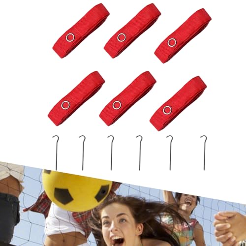 Court Cords Volleyball - All-Weather Rope, Boundary Line, Training Equipment, Highly Visible Design, Reliable Tough Build | Outdoor Volleyball Setup, Perfect for Beach River Parks