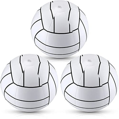 Jerify 12 Inch Inflatable Volleyball Beach Ball Pool Ball Volleyball Party Supplies for Kids Adults Summer Beach Water Swimming Pool Accessories