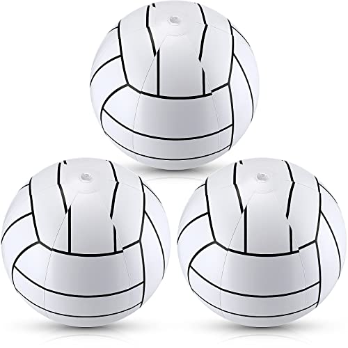 Jerify 12 Inch Inflatable Volleyball Beach Ball Pool Ball Volleyball Party Supplies for Kids Adults Summer Beach Water Swimming Pool Accessories