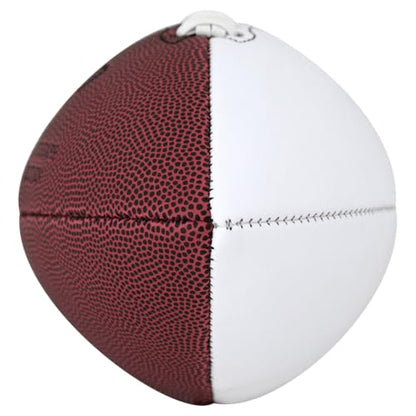 Baden Mini Autograph Football | Collectible Ball with 2 Brown & 2 White Panels | Ideal for Team Signatures, Coaches, Events & Sports Gifts