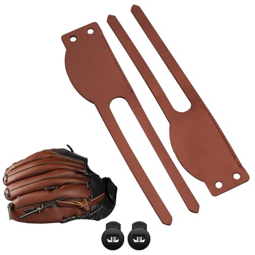 Baseball Glove Replacement Ring-Widened Comfortable Thumb Leather Strap for Repair with Glove Locks.Compatible with All Brands.Black，Red ，Tan，Light Blue. - color: Tan