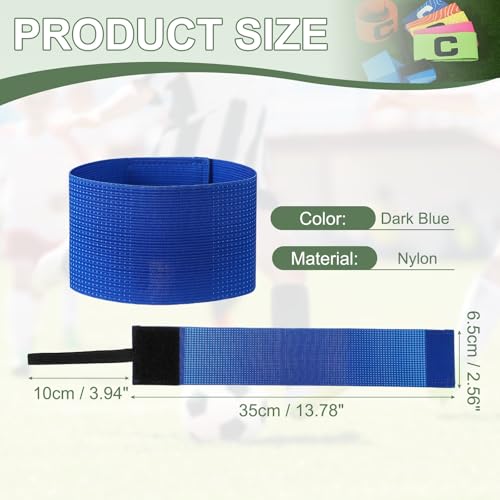 Captain Arm Bands for Soccer, Soccer Captain Armband, Elastic Protective Arm Badge Adjustable Bands
