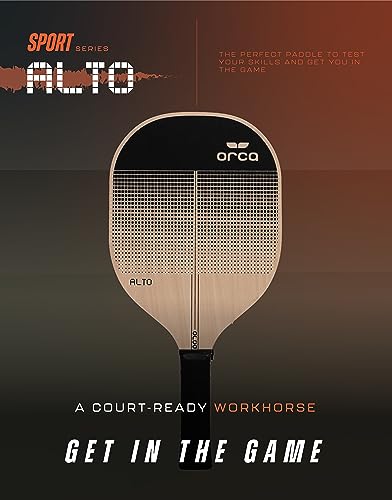 Orca Pickleball Paddles, Sports Series Wood Pickleball Paddle Sets, Pickleball Paddles Starter Set with Pickleballs and Accessories - style: Alto (2 Player Set)