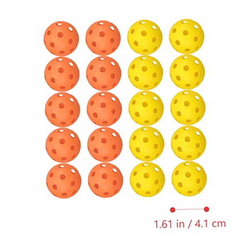 Indoor Golf Practice Balls Durable Hollow Design for Consistent Flight for Golfing and Space Use