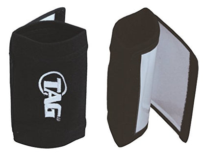TAG Youth Wrist Coach - Triple Window Size 4" x 3" - Baseball Soccer Football Play Coach Playbook Quarterback Wristband