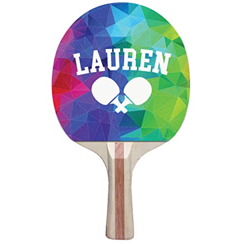 Infusion Custom Colorful Design Ping Pong Paddle, Premium 5 Ply Direct Imprint Personalization on Table Tennis Racket - color: PP120-44