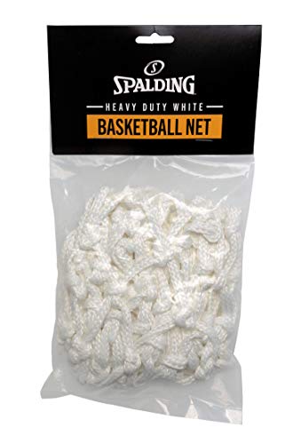 Spalding Replacement Heavy Duty White Net - for Basketball Rim