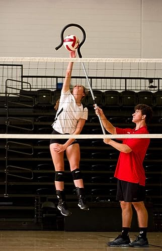 Tandem Sport Collapsible Spike Trainer - Volleyball Training Aid for Hitting Technique - Improve Hitting Placement - Volleyball Practice Equipment - Black
