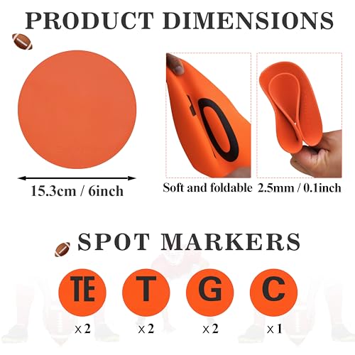 Position Flat Spot Markers Enhance Football Agility and Tactical Skills