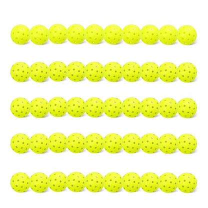 Amazon Basics Outdoor Pickleball Balls, USAPA Approved, Yellow - style: 50-Pack
