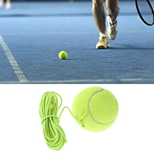 Tennis Ball Tennis Training Ball and String Replacement Self Practice Trainer Resiliency and Tether Replacement Tether 5PCS