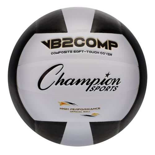Champion Sports VB Official Composite Synthetic Leather Game Volleyball - Multiple Colors - color: Blue/White