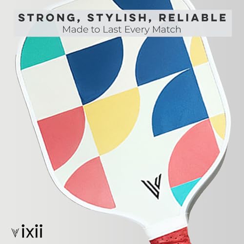 Carbon Fiber Pickleball Paddles with Cushion Comfort - Pickleball Paddle Cushion Grip with Polypropylene Honeycomb Core, Lightweight Adult Paddles with Paddle Cover