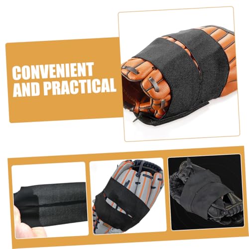Totority 4pcs Baseball Glove Protector Glove Straps Kit Polyester Mitten Wrap Lacing