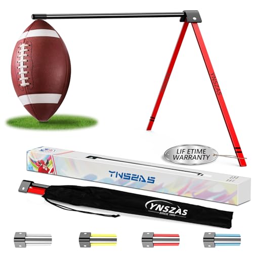 𝙉𝙀𝙒 Football Kicking Tee, Portable Field Goal Kicking Holder Stand, Kickoff Tee Compatible with All Football Sizes, Football Training Practice Equipment for Adult & Youth - color: Red, size: 1 PCS