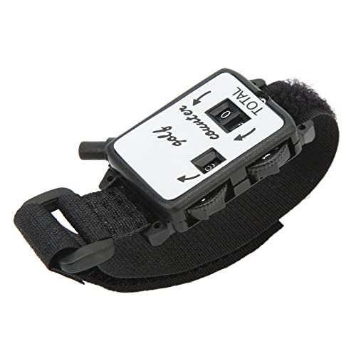 Scour Counter Watch Manual Stroke Keeper Portable Golf Score Tracker Wrist Wearable for Golfers Plastic 4PCS Set