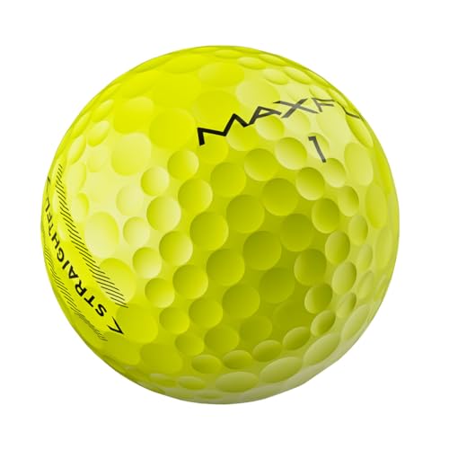 Maxfli StraightFli Golf Balls Variety Pack – 36-Pack (Gloss White, Gloss Yellow, Matte Orange) | Soft Feel, Durable Ionomer Cover | Ideal for Beginners & Recreational Golfers