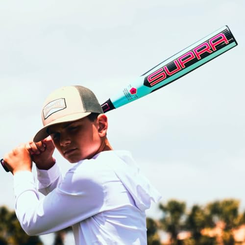 Louisville Slugger 2026 Supra™ 2 ¾” USSSA Baseball Bats - color: Neon Mint/Pink