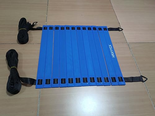HRXYYCX Agility Ladder & Speed Cone Training Set, Used for Athletes to Increase Fast Footwork & Promote Health, Soccer, Football, Basketball, Tennis & Rugby k
