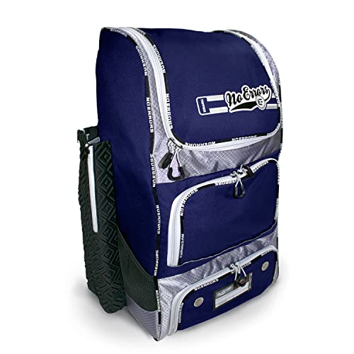 No Errors Top Pick Baseball Backpack for Kids - Heavy Duty Youth Baseball and Softball Bag with Fence Hooks - Dual Glove and Bat Compartments - color: Navy