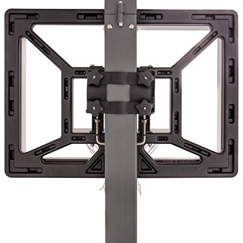 Silverback Junior Youth 33" Basketball Hoop with Lock ‘n Rock Mounting Technology Mounts to Round and Vertical Poles, Black (B8410W)