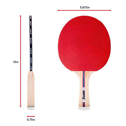 Franklin Sports Ping Pong Paddle Set with Balls - 2 Player & 4 Player Table Tennis Paddle Kit - Full Ping Pong Starter Kit - style: 2 Player Set
