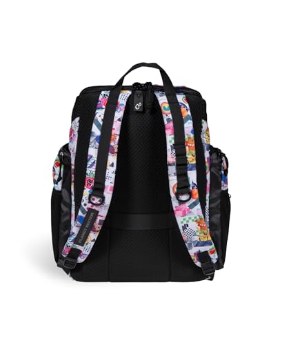 ARENA One Go Backpack Swimmer Athlete Daypack Large Size Equipment Swim Bag - color: Collage