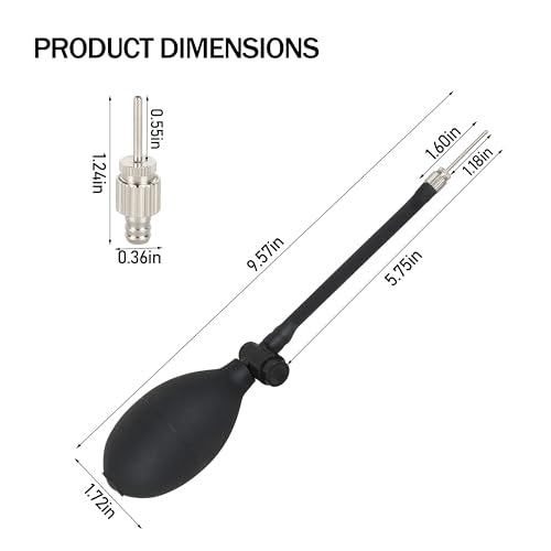 Helmet Inflation Pump & Inflatable Needle Kit, Compatible with Riddell Football Helmet Pump Accessories Compatible with Unlimited Sports Helmets
