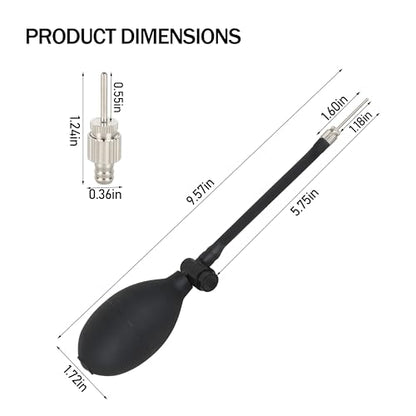 Helmet Inflation Pump & Inflatable Needle Kit, Compatible with Riddell Football Helmet Pump Accessories Compatible with Unlimited Sports Helmets